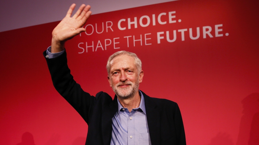 leader of the Labour Party in the United Kingdom, Mr Jeremy Corbyn