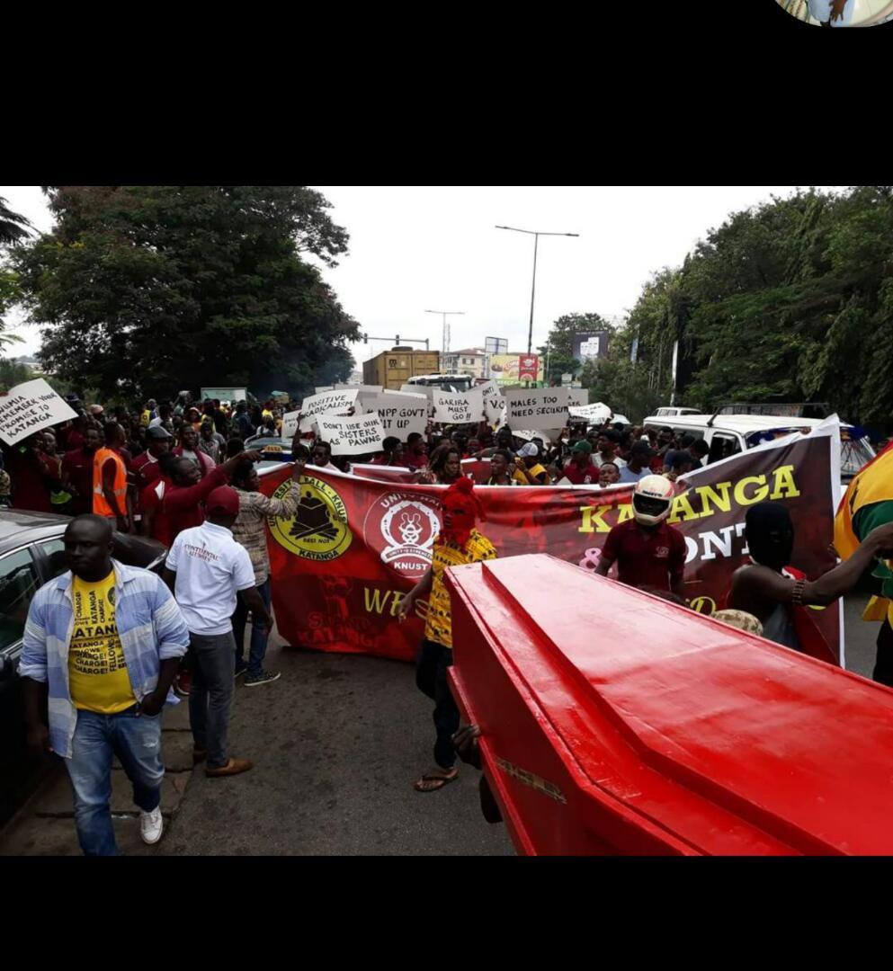 Katanga, Conti protesters petition Otumfuo over mixed-gender halls