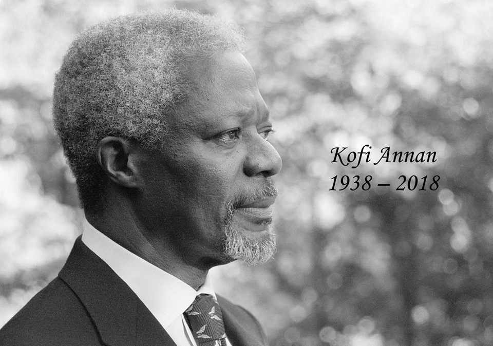 Kofi Annan's death; Ghana flag to fly at half-mast for one week