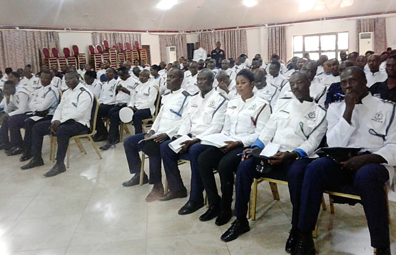 Personnel of the Motor Transport and Traffic Directorate of the Ghana Police Service