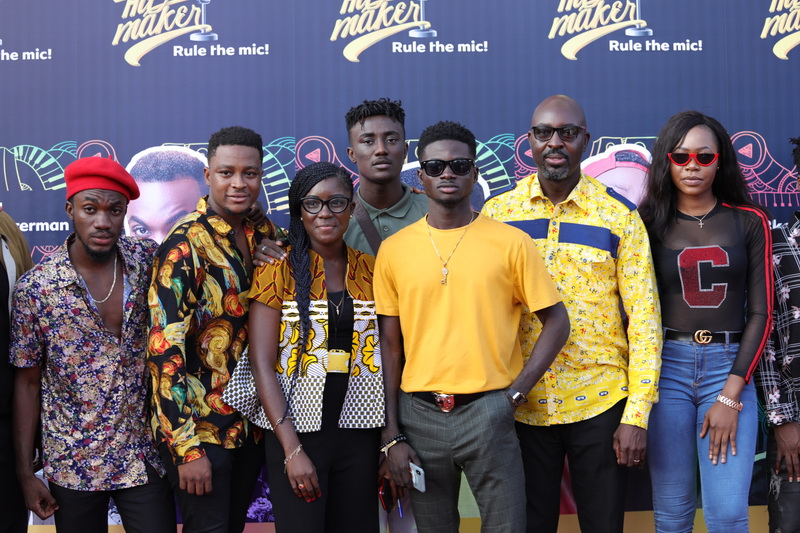 Former constestants of MTN Hitmaker pose with Guido Sopiimeh Ag. CMO of MTN