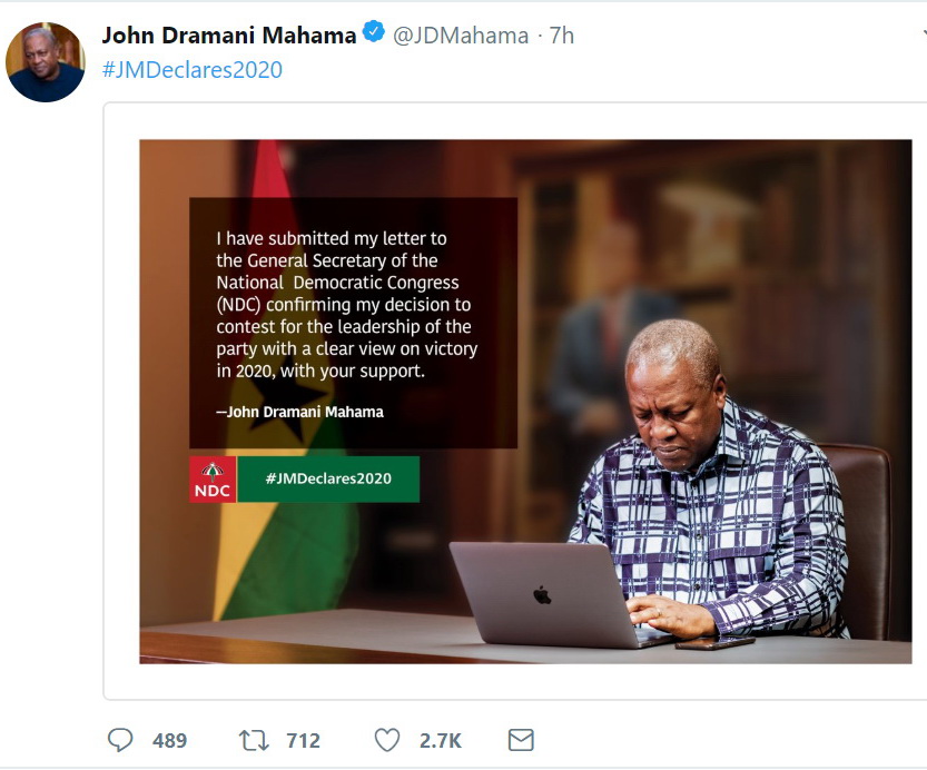 List of John Mahama's 94 MPs 