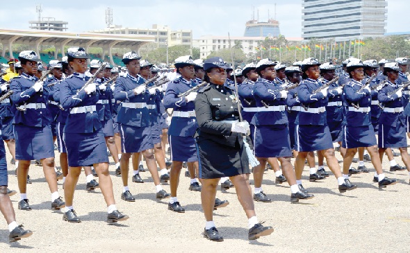 Like their male counterparts, policewomen also play significant roles in the delivery of vital security services in Ghana 