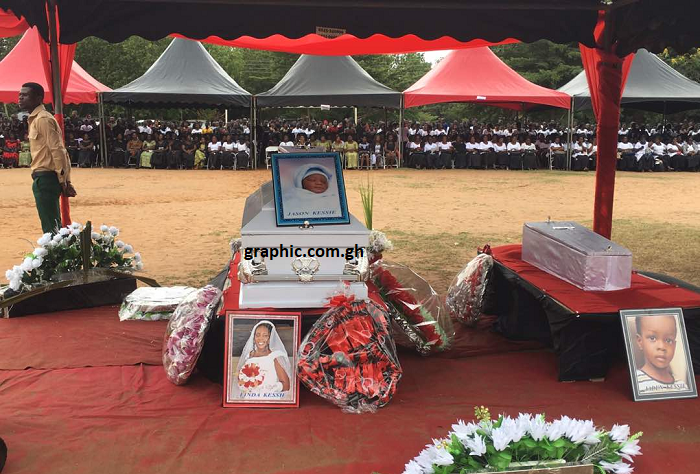 Tears flow at funeral of SDA pastor’s wife killed by fire with 4 others