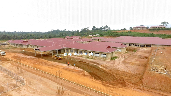 Ongoing construction work at the Twifo Praso District Hospitalgoing construction work at the Twifo Praso District Hospital