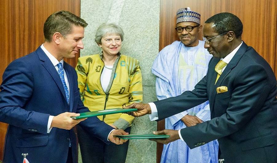Nigeria, Britain sign pact on security, economic devt
