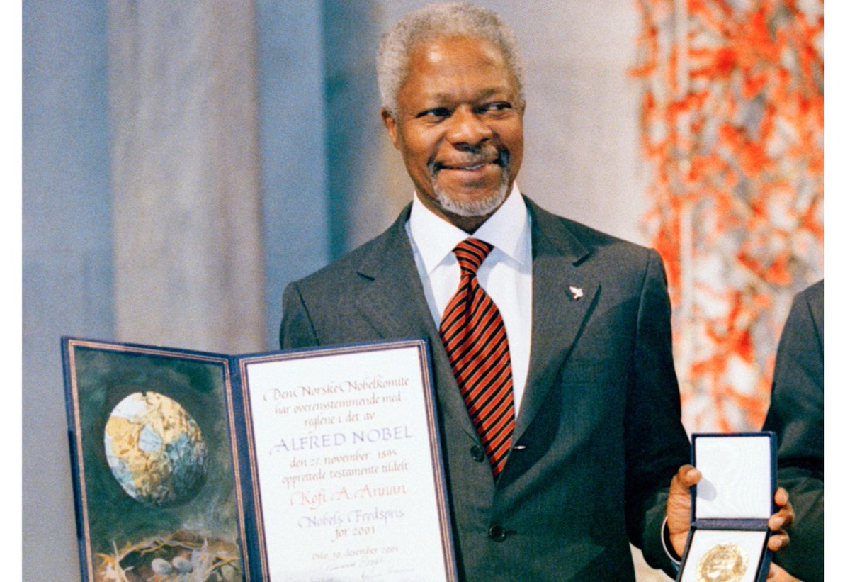 The late Kofi Annan