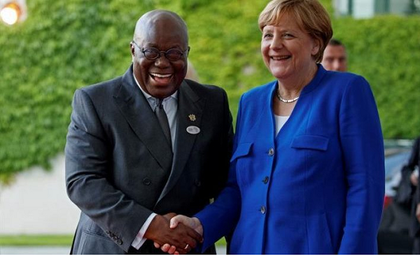 Chancellor Merkel arrives in Ghana for state visit