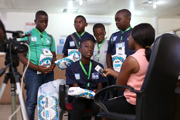 Some of the participants of the Junior Shapers Africa boot camp