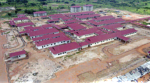 Aerial view of the Madina District Hospital situated at Kwabenya. Pictures: DOUGLAS ANANE-FRIMPONG 