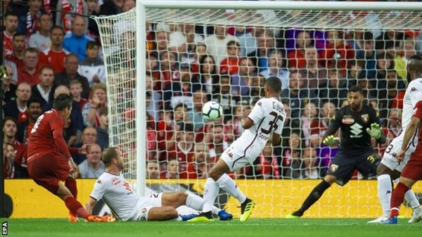 Firmino scored one goal and made another in his 45 minutes on the pitch