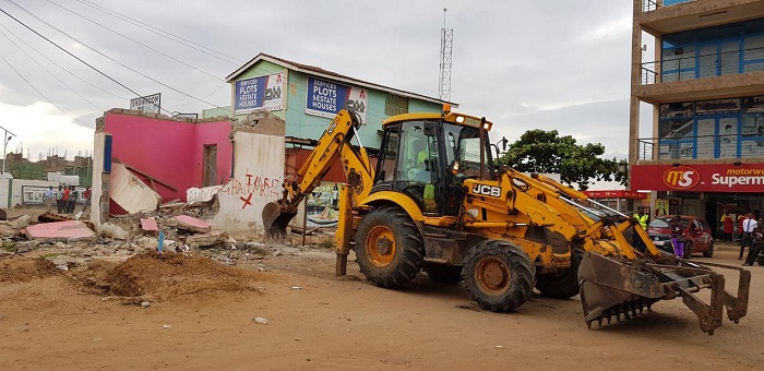 Illegal structures demolished to pave way for Tema Motorway Interchange