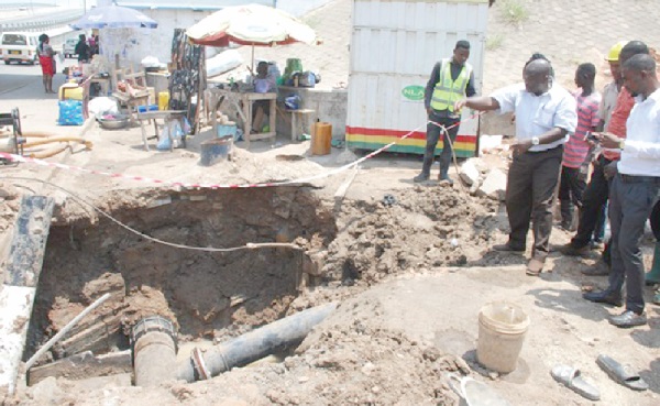 Ghana Water lays new pipes to rectify Adabraka problem