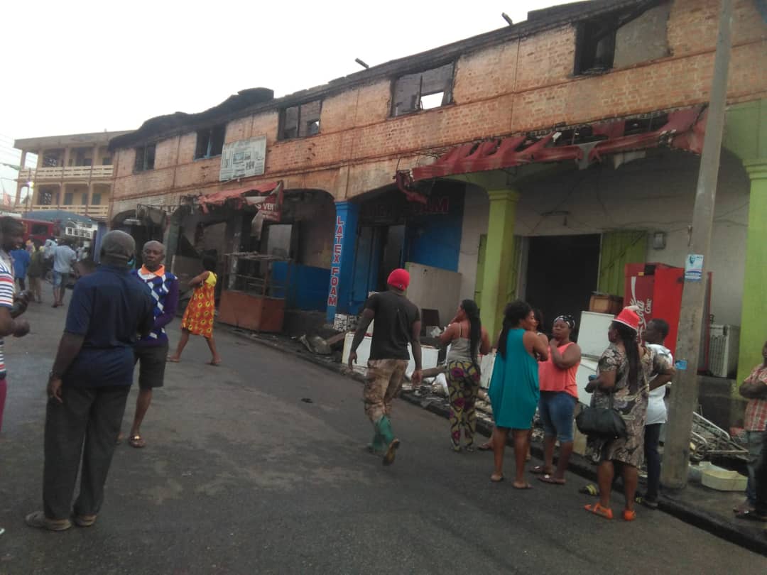 Fire destroys property at Roman Hill in Kumasi on Christmas Day