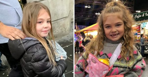 A six-year-old girl spent Christmas day handing out presents to the homeless