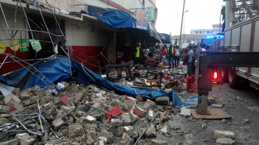 Dawn fire destroys shops at Adum and KO in Kumasi