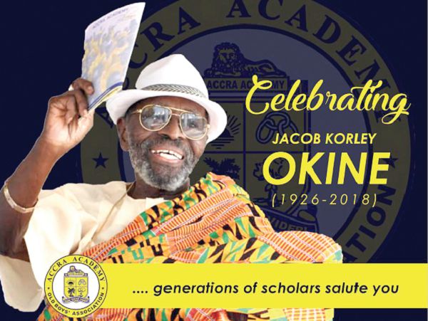  Farewell to Bleoobi Jacob Korley Okine, Former Headmaster of Accra Academy 