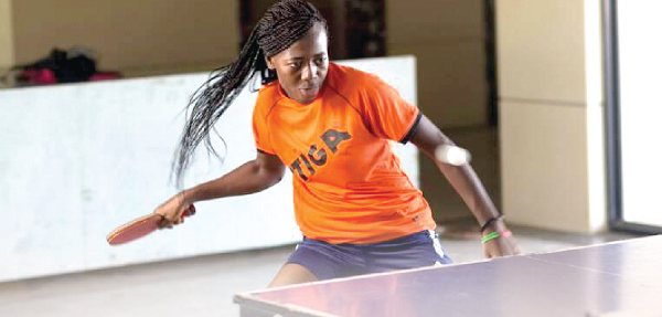 Celia Baah-Danso in action