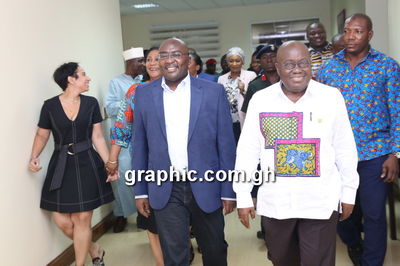 Dr Bawumia arrives home from the United Kingdom  