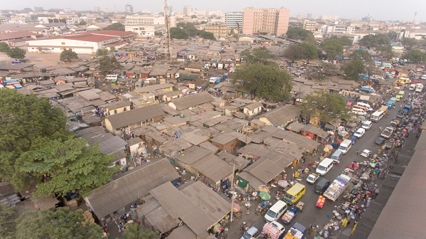 Aerial view of the CMB area