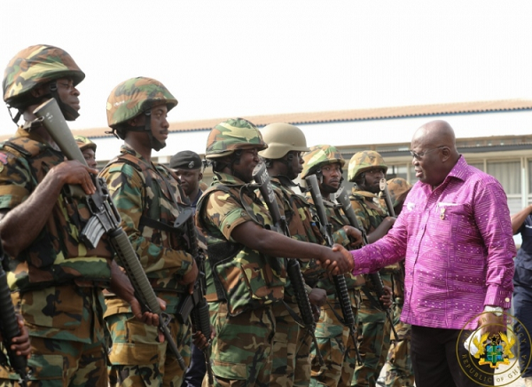 Ghana appreciates your sacrifices  – President Akufo-Addo tells soldiers