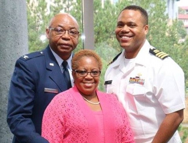 Dr. Timothy J. Cunningham (right) with his parents