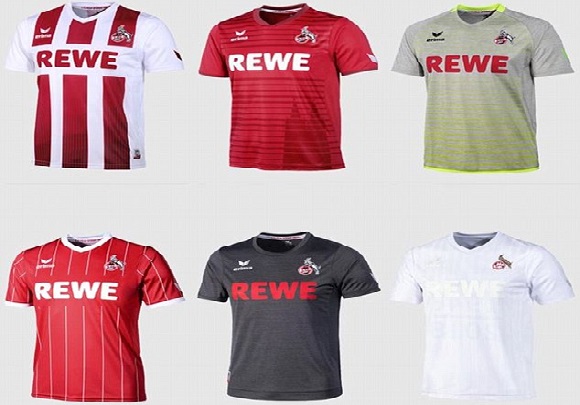 Cologne have worn seven different kits this season