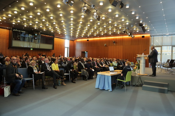 President Akufo-Addo  addressing the gathering at the German-Ghanaian Economic Forum
