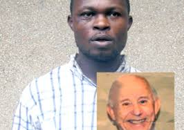 One of the suspects, Kofi Seidu. Inset: Reverend Sydney Thomas Barnes