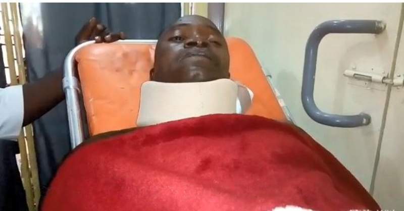 Mustapha Adam was treated at a local hospital
