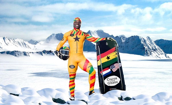 Akwasi Fimpong, Ghana's only rep at the Winter Olympics