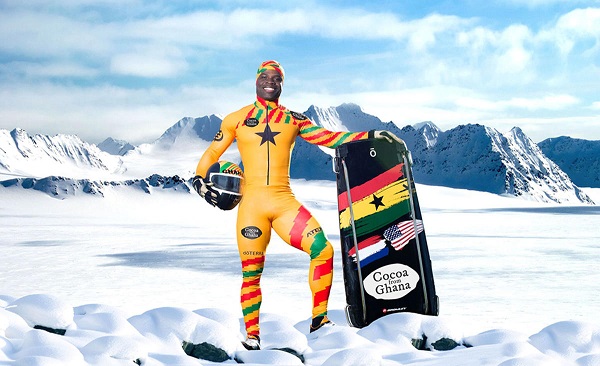 Akwasi Fimpong, Ghana's only rep at the Winter Olympics
