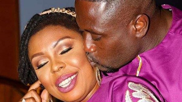 Afia Schwarzenegger and Lawrence Abrokwah in happier times.