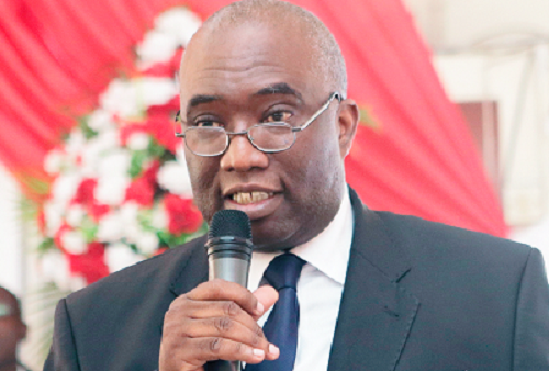 Minister of Railways Development, Mr Joe Ghartey
