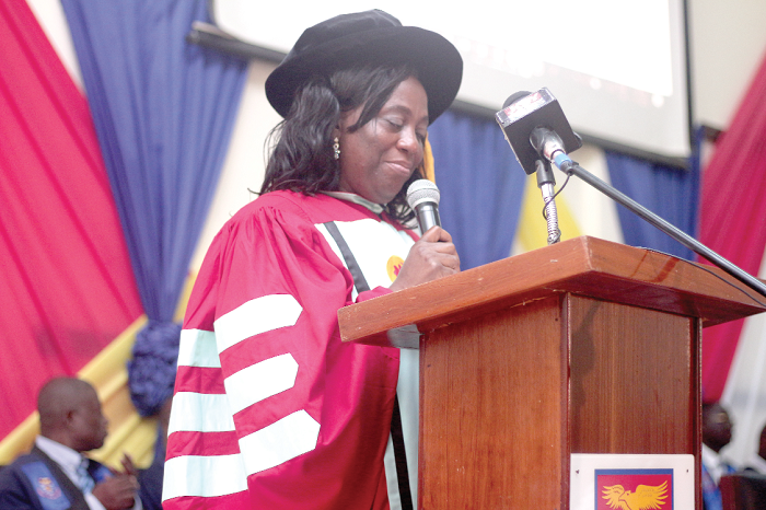 Prof. Sarah Darkwa, a Professor of Food Science at the Department of Vocational and Technical Education, UCC