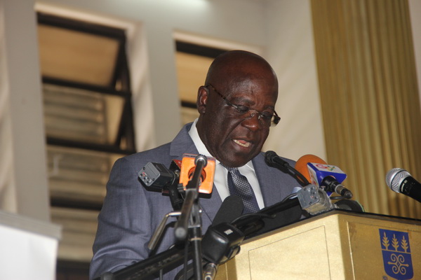 Sir Sam Jonah, Executive Chairman, Jonah Capital, delivering the keynote address