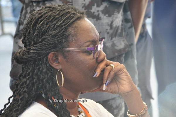 The Minister of Communications, Mrs Ursula Owusu Ekuful