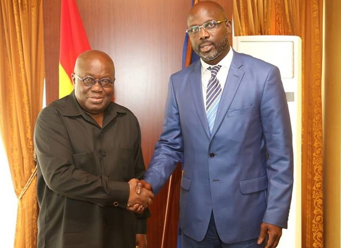 Akufo-Addo leaves Ghana for George Weah’s inauguration in Liberia