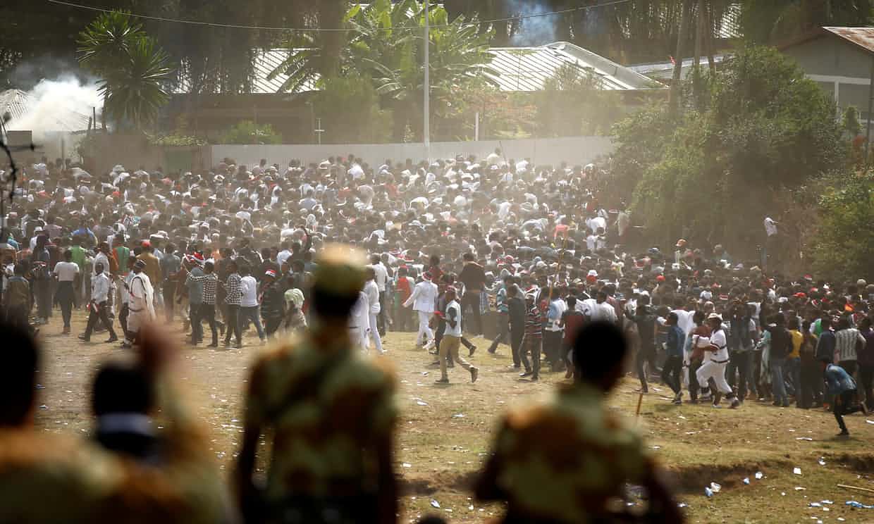Ethiopia police killed five at religious festival