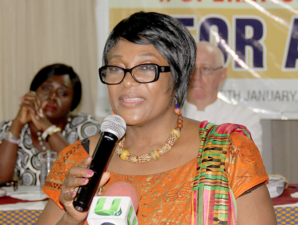 Minister of Gender, Children and Social Protection, Ms Otiko Afisa Djaba