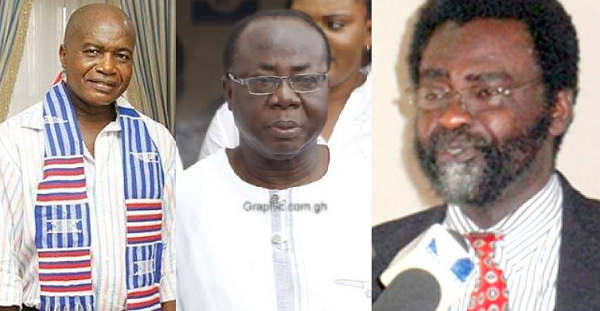 From left: Mr Stephen Ntim, Mr Freddy Blay and Dr Richard Amoako Baah