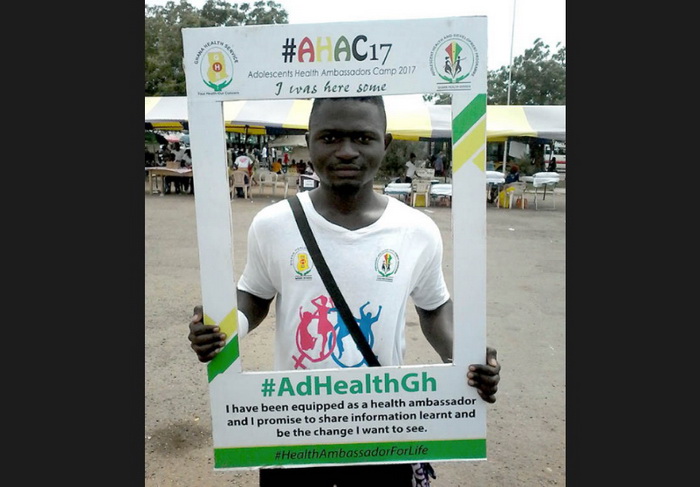 A youth ambassador ready to serve as a  peer educator