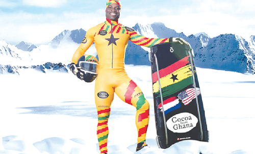 Akwasi Frimpong  — To represent Ghana at the PyeongChang Games