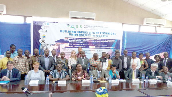 Representatives from the various institutions
