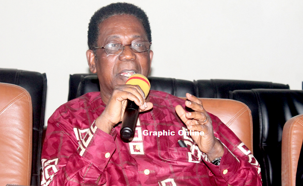 Prof. Kwesi Yankah, Minister in charge of Tertiary Education