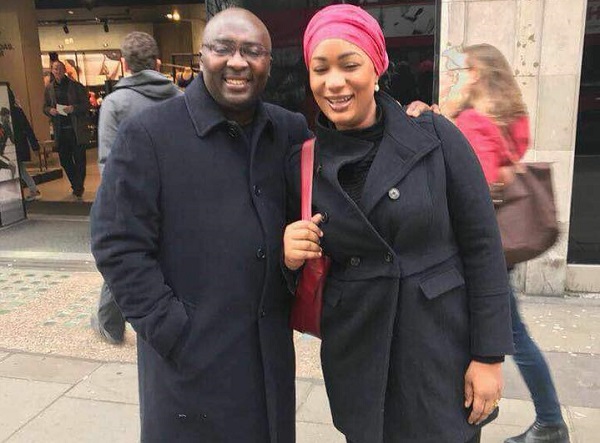 VIDEO: Vice President Bawumia pictured with Samira in London