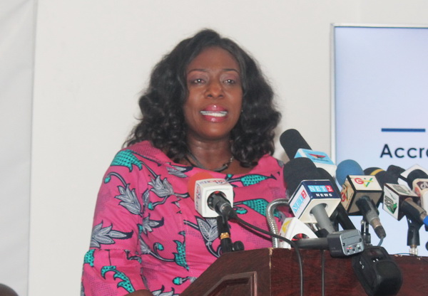 Mrs Catherine Afeku, Minister of Tourism, Arts and Culture