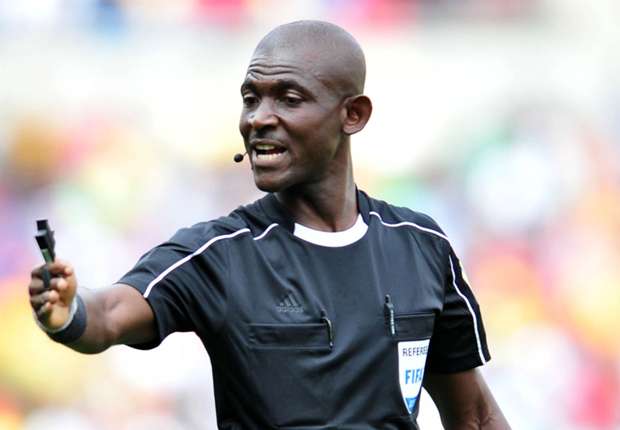 Ghanaian match referee Joseph Lamptey