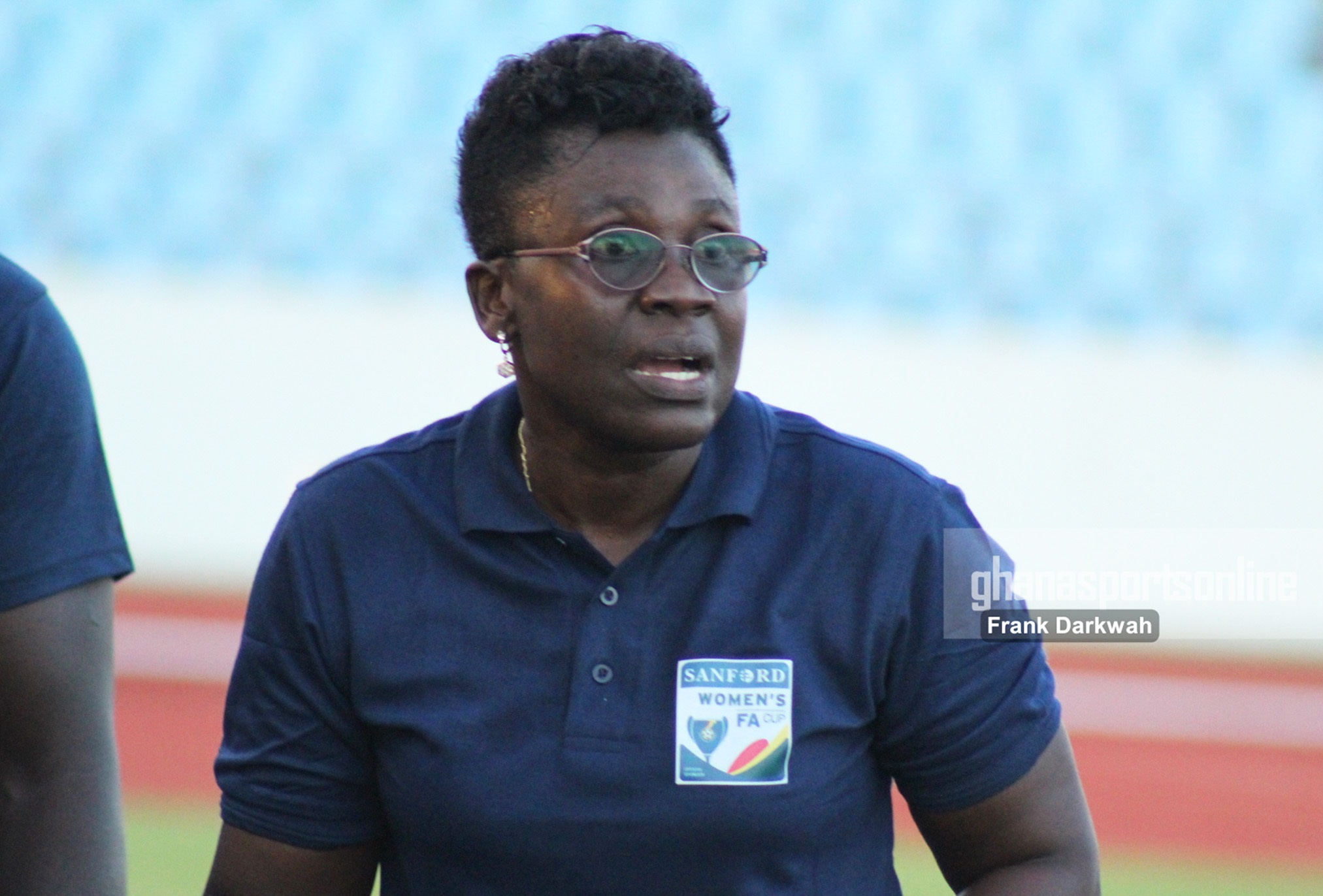 Stand-in coach of the Black Queens Mercy Tagoe