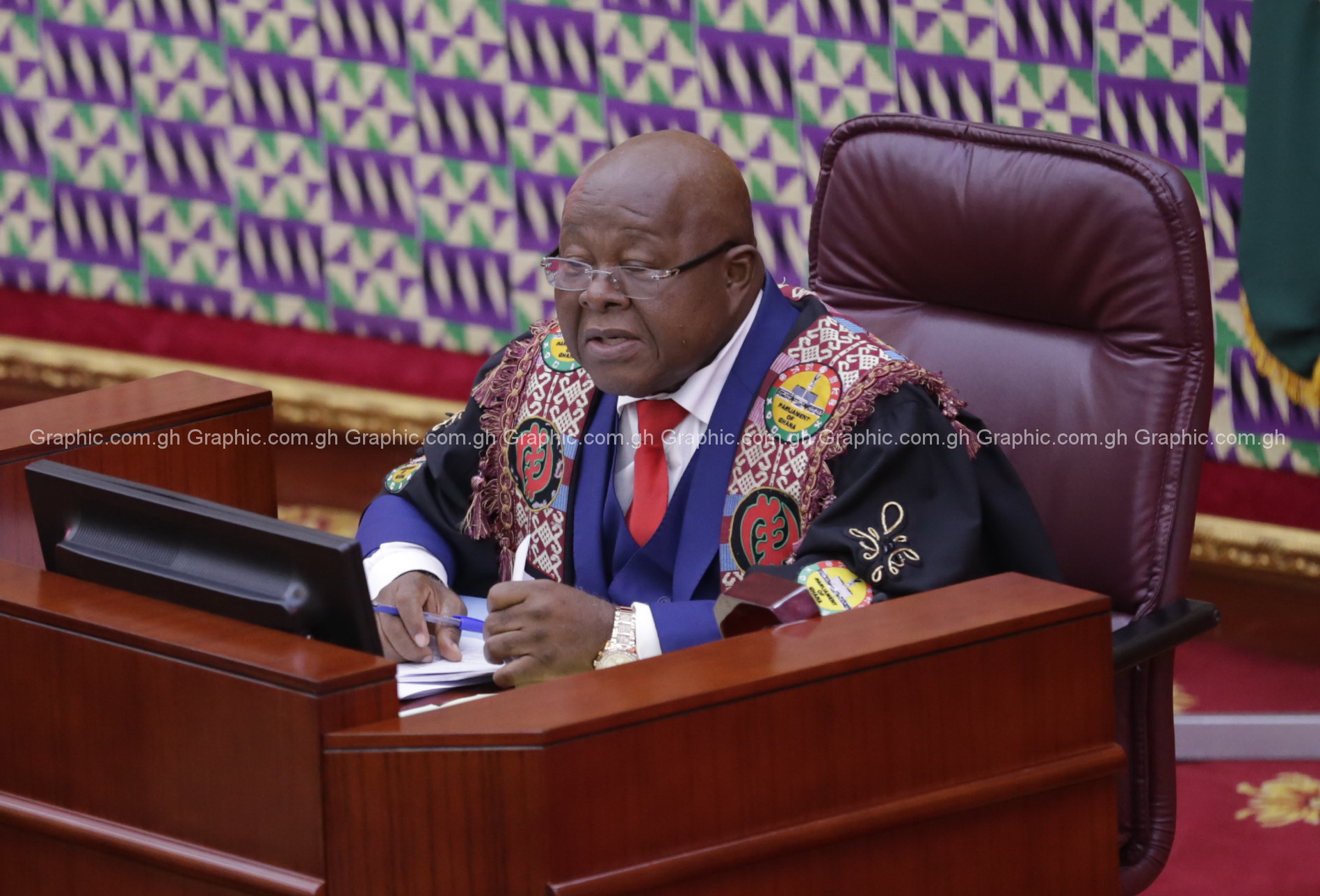 Prof. Aaron Michael Oquaye — Speaker of Parliament